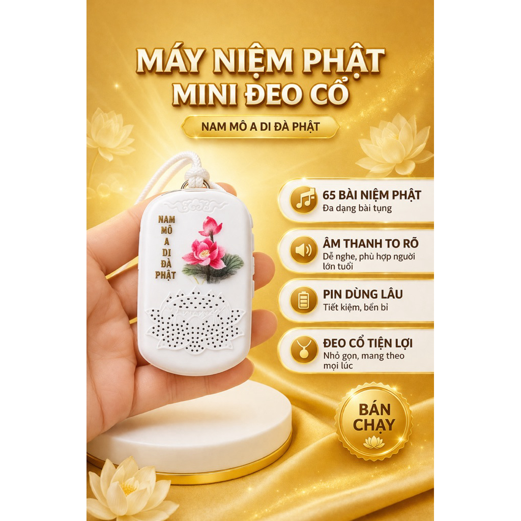 Máy Niệm Phật 65 Bài- chú vãng sanh- thần chú chuẩn đề-Bin Trâu