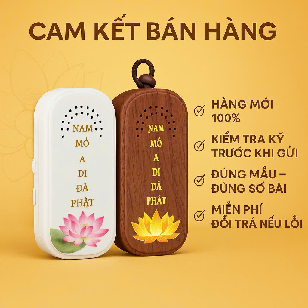 Máy Niệm Phật Ngón Tay 65 bài-Nhỏ gọn âm thanh hay